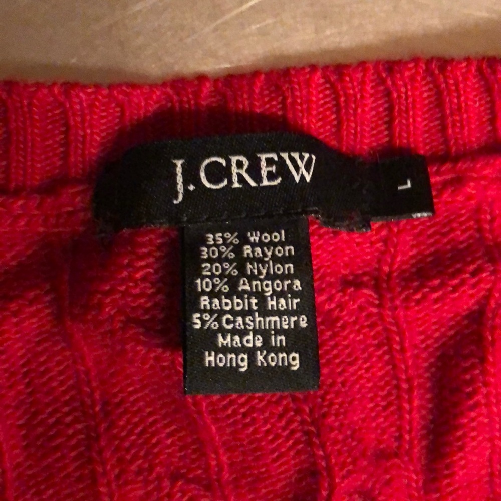 J. Crew Argyle Sweater - Picture 2 of 2